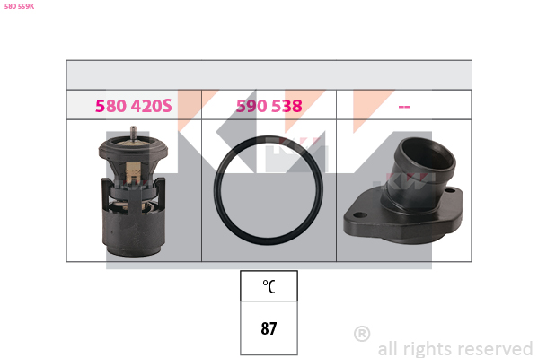 KW Termosztát 580559K_KW